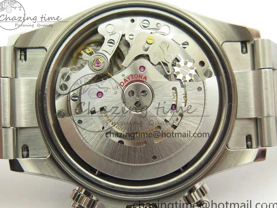 on SS Daytona Ceramic Best JHF Bracelet Edition Dial Bezel 116519 A4130 Gray 1226